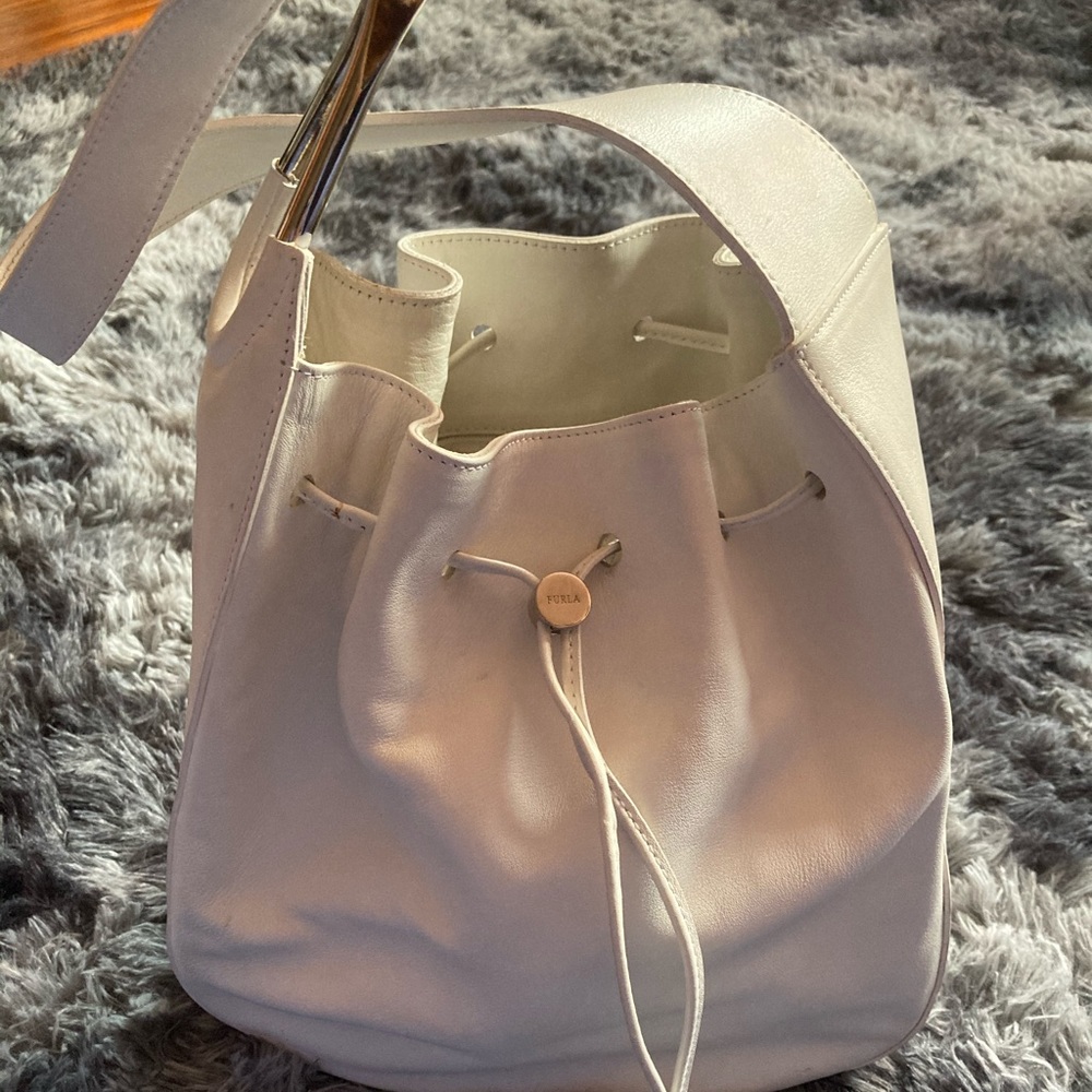 Authentic Furla Drawstring Bucket Bag